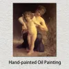 High Quality William Adolphe Bouguereau Painting Canvas Art Love Disarmed Hand Painted Romantic Artwork Wall Decor