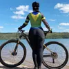 Zestawy wyścigowe 2023 Pro Team Triathlon Set damska koszulka kolarska kombinezon z długim rękawem Macaquinho Ciclismo Feminino podkładka żelowa
