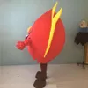2018 Rabatt-Fabrik-Maskottchenkostüm „Großes Feuer in Rot“ für Erwachsene296J