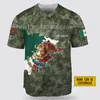 Camisetas Masculinas World Baseball México Impressão 3D Mesh Fiber Jersey For Man T-Shirt Tops Tee Masculino Streetwear Manga Curta Agasalhos Esportivos