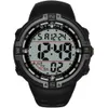 SYNOKE noir sport hommes montres numériques Led lumineux multi fonctionnel grand cadran 3M étanche alarme électronique Relogio horloge