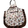 Kitchen Apron Kitchen Apron Floral Print Restaurant Cooking Pocket Workwear for Home R230710