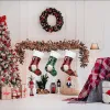 Nuevas decoraciones navideñas Muñeca sin rostro Bolsa de regalo Calcetines Merry Tree para el hogar Adornos de Navidad Colgante colgante 0711