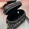 Fashion Pleated Box Bag Square Flap Crossbody Bags Women Handbags Solid Color Shoulder Purse Zipper Closure Gold Hardware