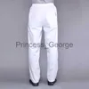 Others Apparel High Quality Chef uniforms kitchen cooker work clothes white pants hotel restaurant bakery catering elastic trousers zebra pants x0711