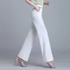 Dresses Fashion Office Belt Straight Suit Pants Women 2023 Spring Summer High Waist Pocket Wide Leg Trousers Lady All Match Casual Pants