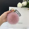 Porte-clés Longes 2023 Moelleux Véritable Boule De Fourrure Poms Porte-clés Pour Femmes De Luxe Pompon Porte-clés Accessoires Sac Décoration Emo Bibelot Bijoux Cadeaux 230710