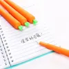 Creative Cartoon Simulation Carrot Neutral Pen Lovely Student Learn Stationery Waterborne Needle Tube Black Office Signature