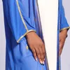 Ethnic Clothing Summer Kimono Sleeve Dubai Chiffon Cardigan Muslim Islamic Abaya Kaftan Dress Women Outwear Ramadan EID Vestidos
