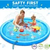 Sand Play Water Fun Splash Pad Sprinkler for Kids Mat Outdoor Toys Inflatable Boys Girls Children Outside Backyard Pool 230711