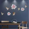 Wall Stickers European And American Style Home Decoration Flowers Hangings Gardenia Crafts