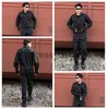 Autres Vêtements Cool Bonne Qualité Noir Armée Uniforme Chemise Pantalon Pour Hommes Sécurité Champ De Travail Formation Militaire Camping Escalade x0711