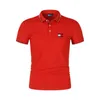 Polo Masculino Cross Border Cor Sólida Pólo Masculino Comércio Exterior Tamanho Grande Placa Lisa Decote em Pé T-shirt Europeu e Americano 230710