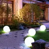 Luzes noturnas remotas 16 cores LED bola brilhante 4 modos Natal para festa de casamento Jardim Paisagem Gramado Decoração de férias