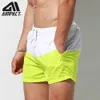 Pantaloncini da uomo Pantaloncini da surf da uomo Desmiit ad asciugatura rapida foderati con sexy patch work trascinano il costume da bagno da surf da uomo trasparente Abbigliamento da spiaggia per le vacanze 230711