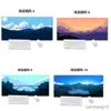 Almofadas de mouse de pulso 300*600*3MM Nature Landscape Mouse Pad Gaming Custom Computer New Mousepad Desk Natural Rubber Anti PC Mouse Mat Pad R230711