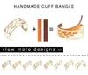 Bangle Cremo из нержавеющей стали ювелирные изделия смены кожаные золотые браслеты браслеты для женщин Manchette Femme 230710
