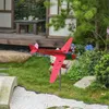 3D フロート飛行機風見鶏ユニークな金属航空機風車風力発電風彫刻飛行機風スピナー屋上庭庭 L230620