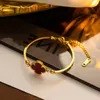 Designer pulseira clássico 4/4 folhas trevo 18k ouro onyx concha mãe de pérola mulheres meninas casamento dia das mães jóias presentes