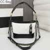 10A CC Tas Klassieke Dames Enkele Hobo Tas Gesplitst Leer Vergulde Hardware Gewatteerde Plaid Metalen Ketting Schouderriem Tas Grote Capaciteit Beroemde Luxe designer tassen