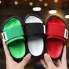 Slipper Sommer Baby Mädchen Jungen Hausschuhe Wasser Kleinkind Flip-Flops Barfuß Kind Brief Schuhe Indoor Strand Hausschuhe für Kinder 230710