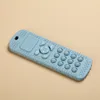 Brinquedos de dentição para telefone de bebê Mordedores em forma de telefone celular sem BPA Brinquedo de mastigação sensorial de silicone de grau alimentício para bebê menino menina