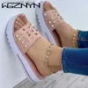 Chinelos Fashion 2023 Summer Soft Flats Sandals Sweet Flip Flops Beautiful Platform Summer Outdoor White Chinelos Women Sandalias T230711