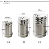 Storage Bottles Stainless Steel Seasoning Box Rotary Adjustment Spice Container With Hole Salt And Pepper Paprika Barbecue Shaker Jars