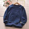 Barn Baby bomull Cattoon Sweatshirts Mode Barn Flicka Pojke Vår Höst Långärmade toppkläder 9 månader till 6 år Toppar L230625