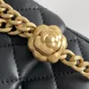 10A Mirror quality Designer Flap Bag 18CM Genuine Leather Chain Bag Luxury Shoulder Bag With BOX C076