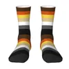 Men's Socks Solid Bear Pride Flag Dress Men Women Warm Funny Novelty Gay LGBT GLBT Crew