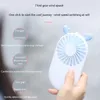 Electric Fans Summer 1pc Cute Portable Mini Fan Handheld USB Chargeable Desktop Fans Mode Adjustable Summer Cooler For Outdoor Travel Office