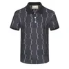 고품질의 새로운 남성 스타일리스트 폴로 셔츠 고급 이탈리아 남자 티스 의류 짧은 슬리브 패션 캐주얼 남자 여름 티셔츠