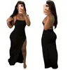 Casual Dresses Concise Long Dress White Fashion Off Shoulder Women Body-shape Skinny Bodycon Female Summer Outfits