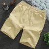 Men's Shorts Summer Shorts Men Mid Rise Fish Bone Print Men Shorts Loose Drawstring Pockets Short Pants Bottoms High Quality Shorts 230710