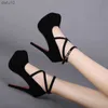 Sexy Classic High Heels Women's Sandals Summer Shoes Ladies Strappy Pumps Platform Heels Woman Ankle Strap Shoes L230704