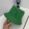 قبعات دلو من النايلون الأخضر مصمم امرأة Sunbonnets فاخرة الأزياء البيسبول قبعة الصيف التخييم المجهزة Fedora Mens Caps Caps Caps