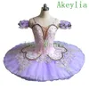 Flieder Rosa Dornröschen Ballett Tutu Mädchen Beige Rosa professionelle Ballettkostüme Blumenfee klassisches Ballettkleid Pfannkuchen tut261s