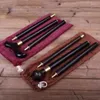 Necklace Earrings Set Rosewood Detachable Walking Stick Portable Modern Old People's Crafts Elders Gift Ebony Mahogany With Round