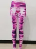 Leggings de mujer Legging con estampado abstracto Mujeres Entrenamiento Fitness Jogging Running Leggins Gimnasio Medias Ropa deportiva elástica Ejercicio Pantalones de yoga