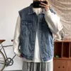 Hommes Vestes De Luxe Printemps Et Automne Lâche Denim Manteau Mâle Mode Coréenne Cargo Veste 2023 Vintage Bleu Avec Nordic Casual Ins