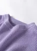 女性のセーターニット女性セーター特大ジャンパーエレガントな O ネックロングバットウィングスリーブレディースプルオーバー 2023 固体秋のファッショントップ