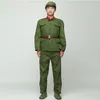 Nordkoreanische Soldatenuniform, rote Garde, grünes Performance-Kostüm, Bühnenfilm, Fernsehen, Acht-Wege-Armee-Outfit, Vietnam, Militär3002