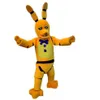 2019 Factory Five Nights at Freddy's FNAF Toy Creepy Yellow Bunny Mascot Cartoon Christmas Clothing340S