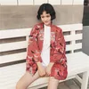 Roupas étnicas Kimonos Mulher 2023 Quimono Japonês Cardigan Cosplay Camisa Blusa Para Mulheres Yukata Feminino Verão Praia TA1254