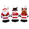 Decorazioni natalizie sierware posate da posate snowman snowman rendeer forcone tasche tasche per tavolo da tavolo da tavola xbjk2111 drop gasle dhfcb