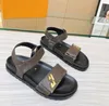 2024 Sandálias Elegantes Chinelos Deslizamento Designer de Luxo Clássicos da Moda Sandália Masculino Feminino Chinelo Sapatos Baixos Deslizamento