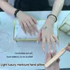 Handauflagen ANGNYA 1 Stück Nail Art Maniküre Marmor Tisch Handauflage Kissen für Armlehne Maniküre Salon Arm Hand Handballenauflage Kissenhalter 230711