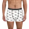 Calzoncillos Humor Boxer Shorts Bragas Hombres Rough Dachshund Perro Raza Ropa interior Mascotas Animal Suave para hombre Talla grande