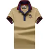 Men's Polos polo shirt men summer high quality cotton Men's Short sleeve Solid color embroidery Top youth Business casual polo shirt 861 230710